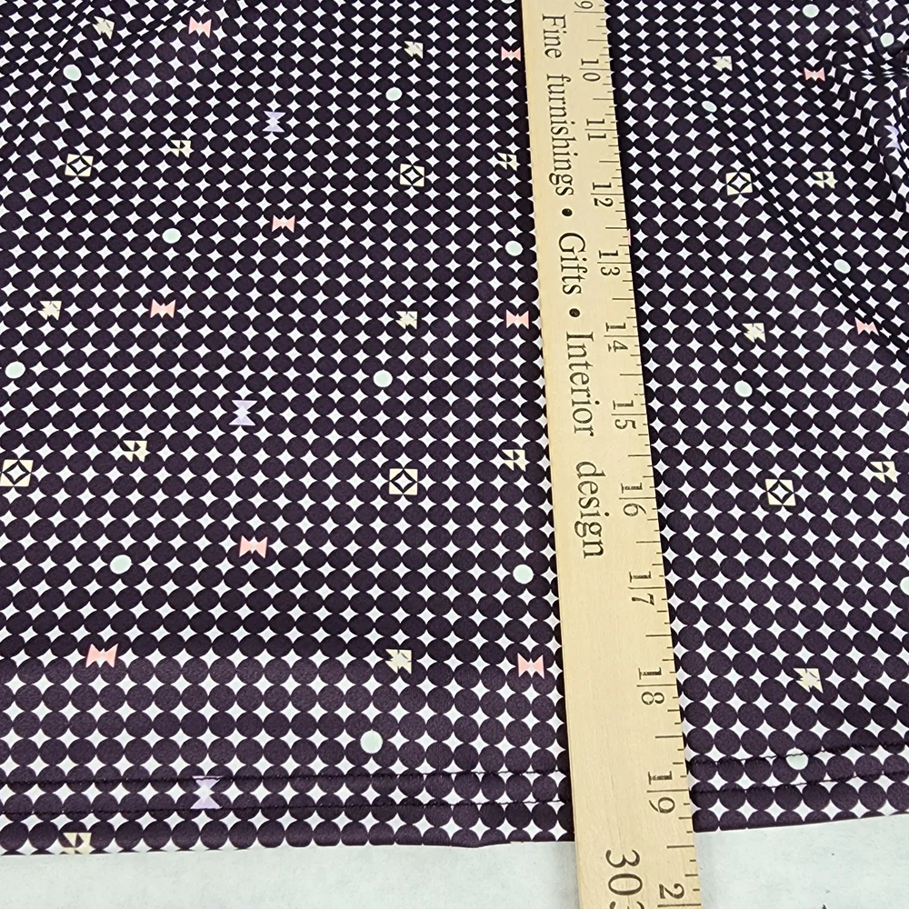 Bad Birdie Purple and White Patterned Polo - Picture 6 of 6